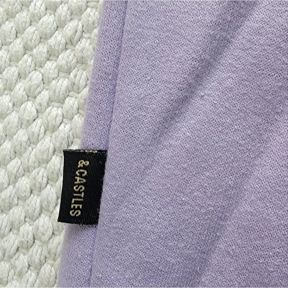 Crooks &‎ Castles Gothic C Crewneck Sweatshirt Lavender size Small